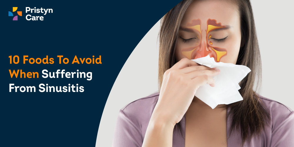 Foods to avoid with sinusitis