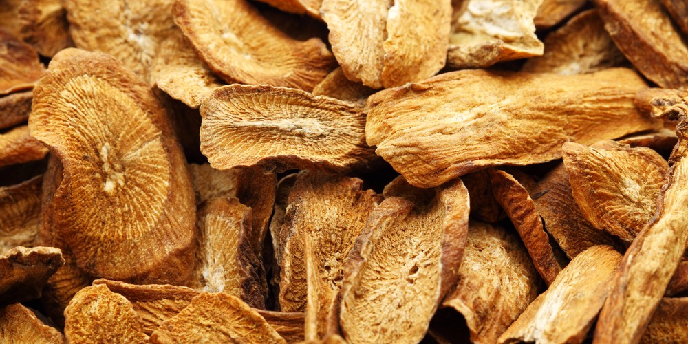 Dried burdock root