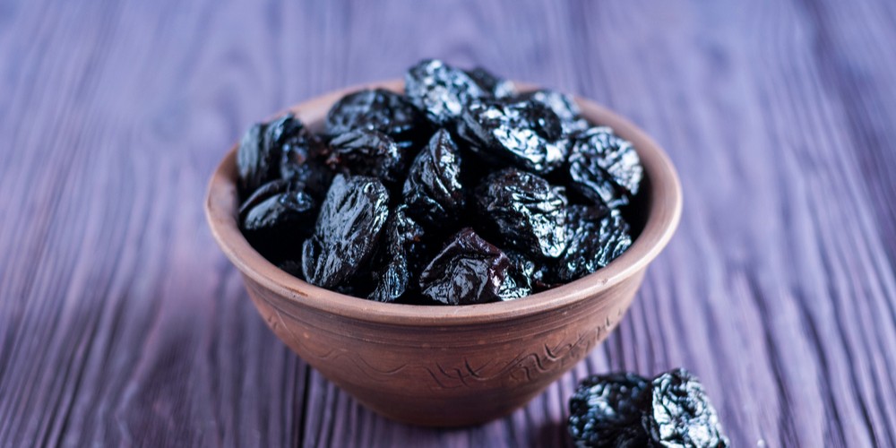 Fiber-rich prunes