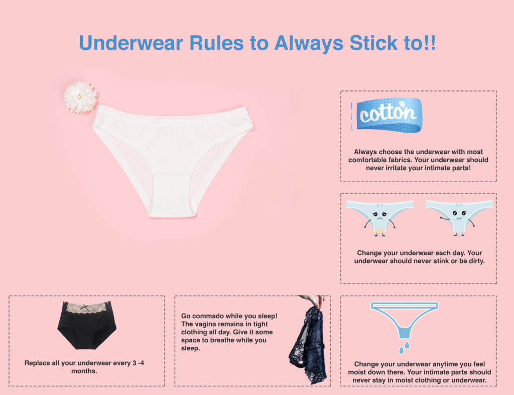 Underwear hygiene: 3 vaginal fluids you must know about