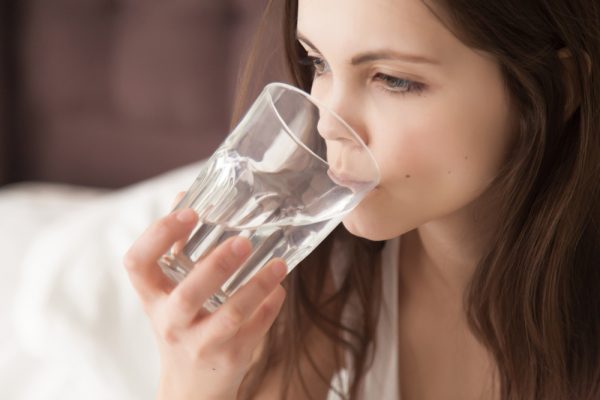 drink lots of water for brides