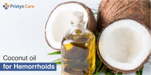 Coconut oil for piles - pristyncare