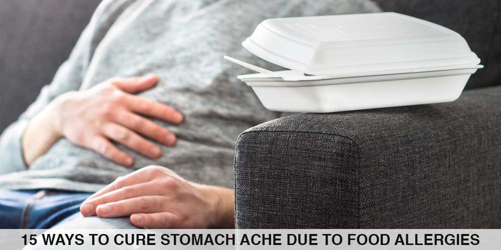 Cover image for stomach ache due to allergies