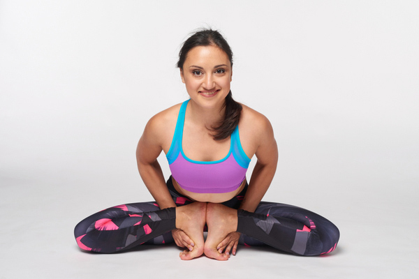 moola bandha asana-bound angle pose