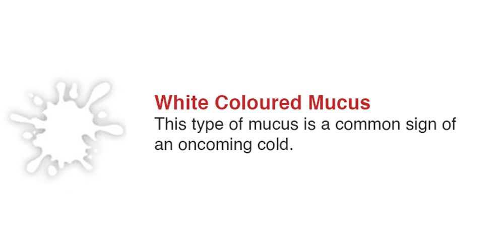 White Coloured Mucus