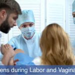 pregnant woman in labor