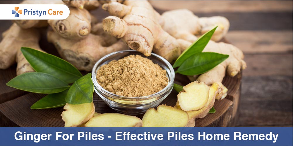 Ginger for piles