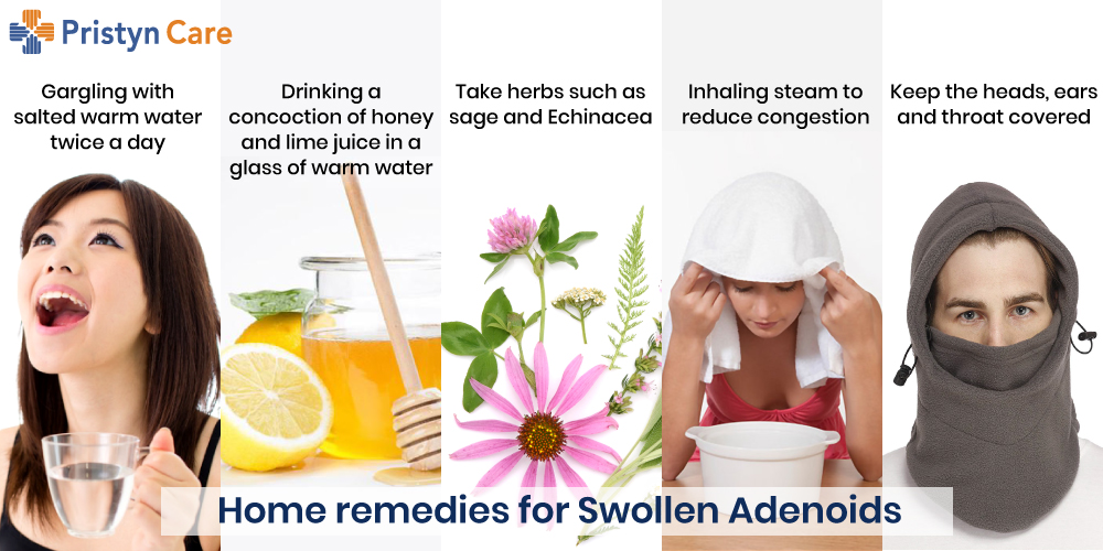 Home remedies for swollen adenoids