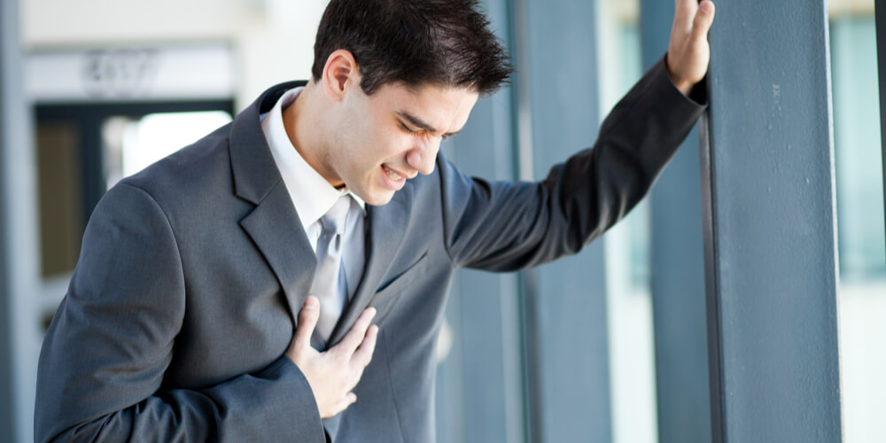 man with High Blood Pressure