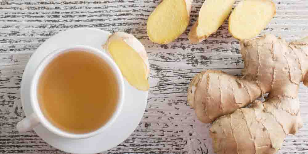 consuming ginger with your tea 