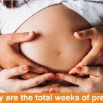How many are the total weeks of pregnancy? 