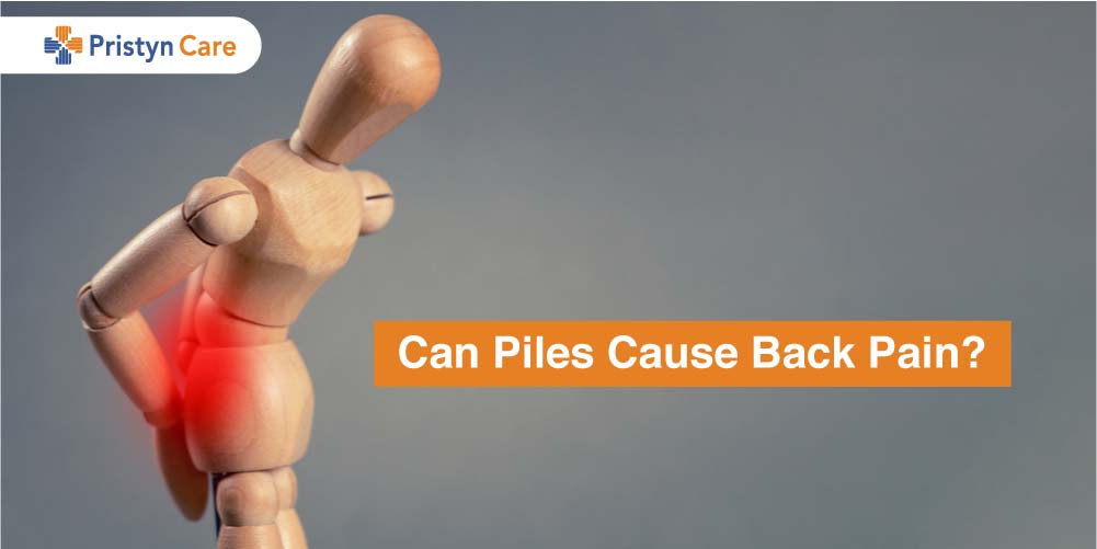 Can piles cause back pain?