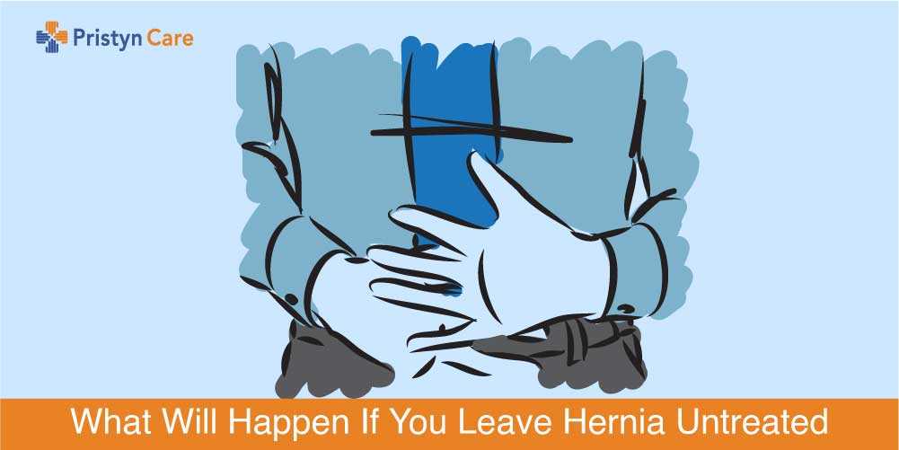 Cover image when hernia is left untreated