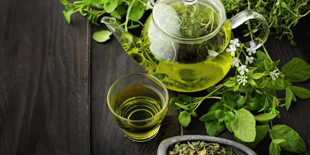 Green tea for antiaging