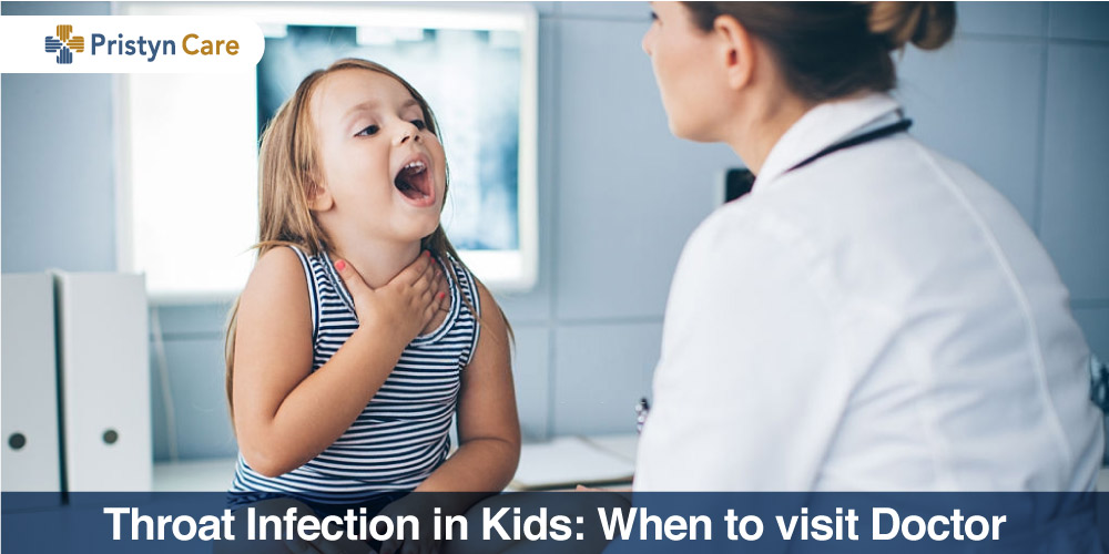Throat infection in kids