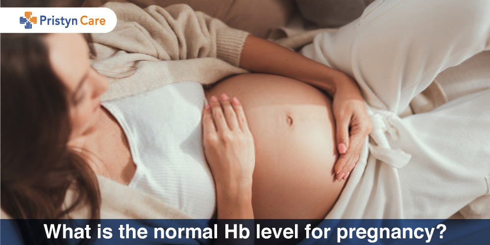 What is the normal Hb level for pregnancy?