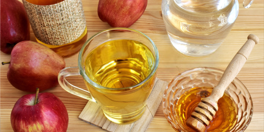 Apple cider vinegar with honey