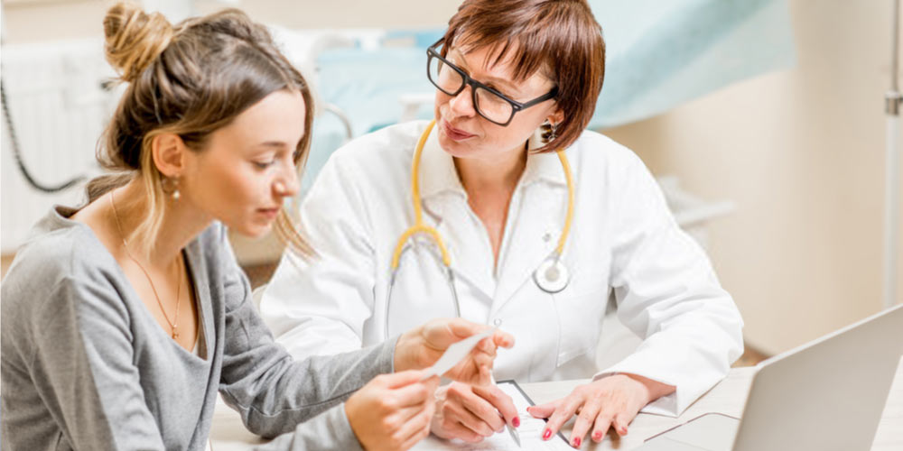 female at gynaecologist for abortion