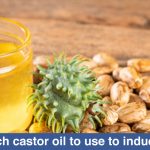 How much castor oil to use to induce labour?