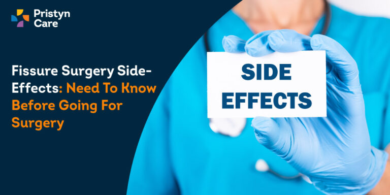 Fissure surgery side-effects