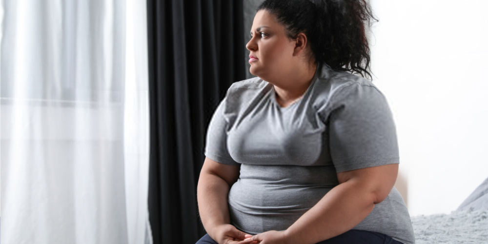 Obese female having irregular periods-uterine fibroids