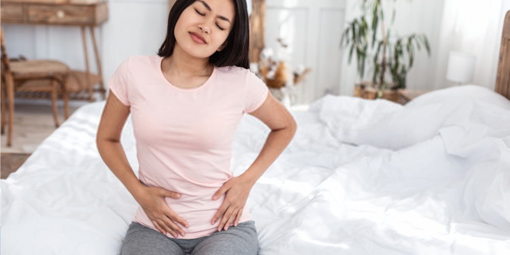 menstrual pain due to fibroids