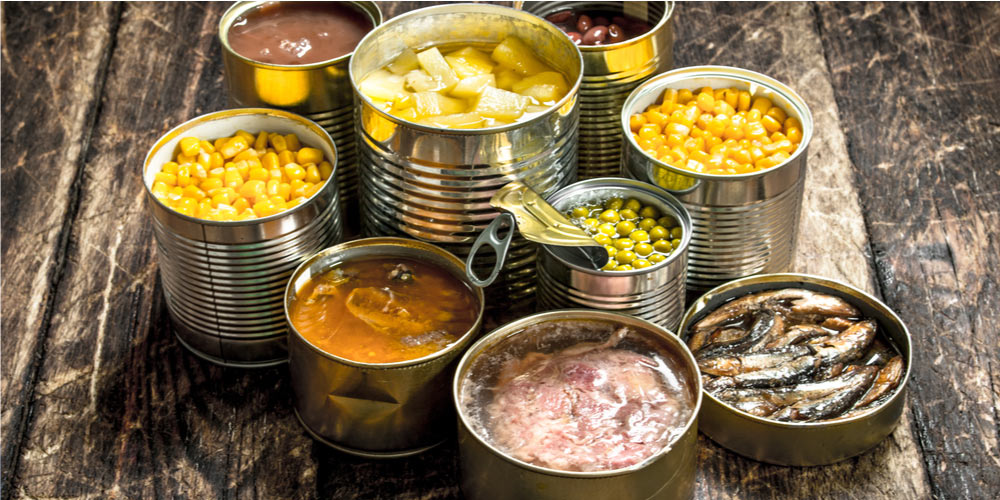 tinned and canned food-food to avoid for erectile dysfunction