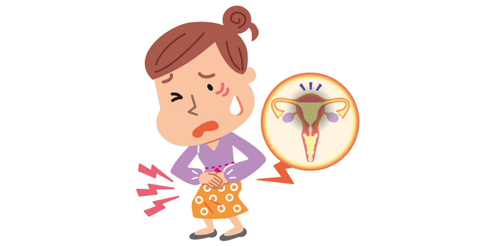 female having uterine fibroids