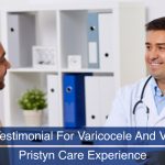 male patient suffering from varicose veins