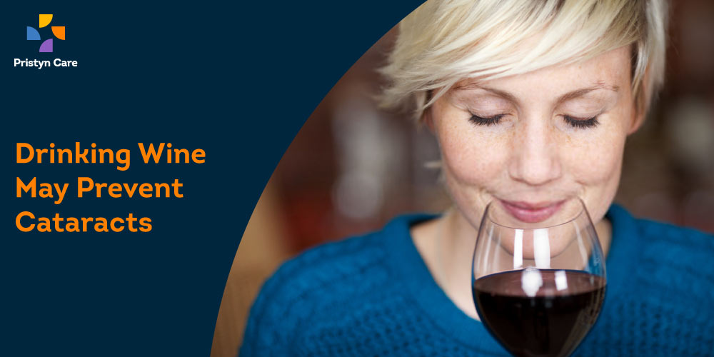 wine prevents cataract development
