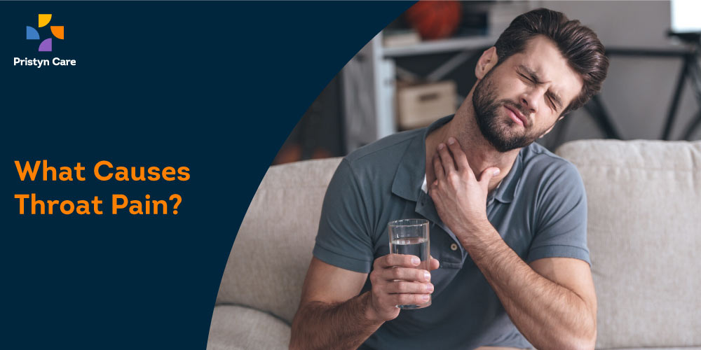 what causes throat pain