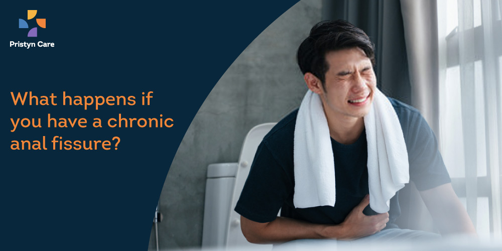 What happens if you have a chronic anal fissure?