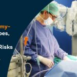 Surgeon performing a prostatectomy