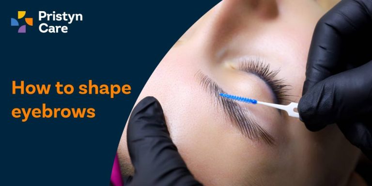 How to shape eyebrows