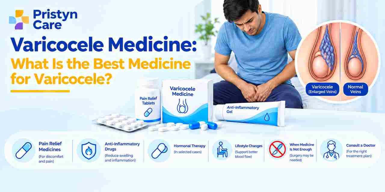 Varicocele Medicine: What Is the Best Medicine for Varicocele?