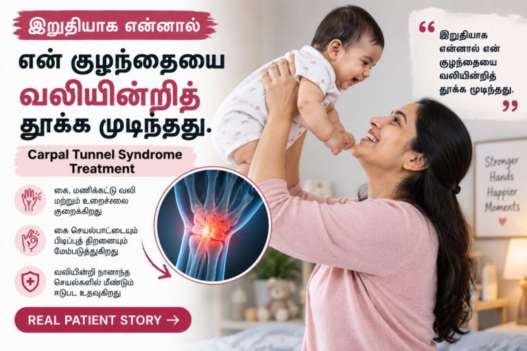 Finally, I was able to lift my child without pain